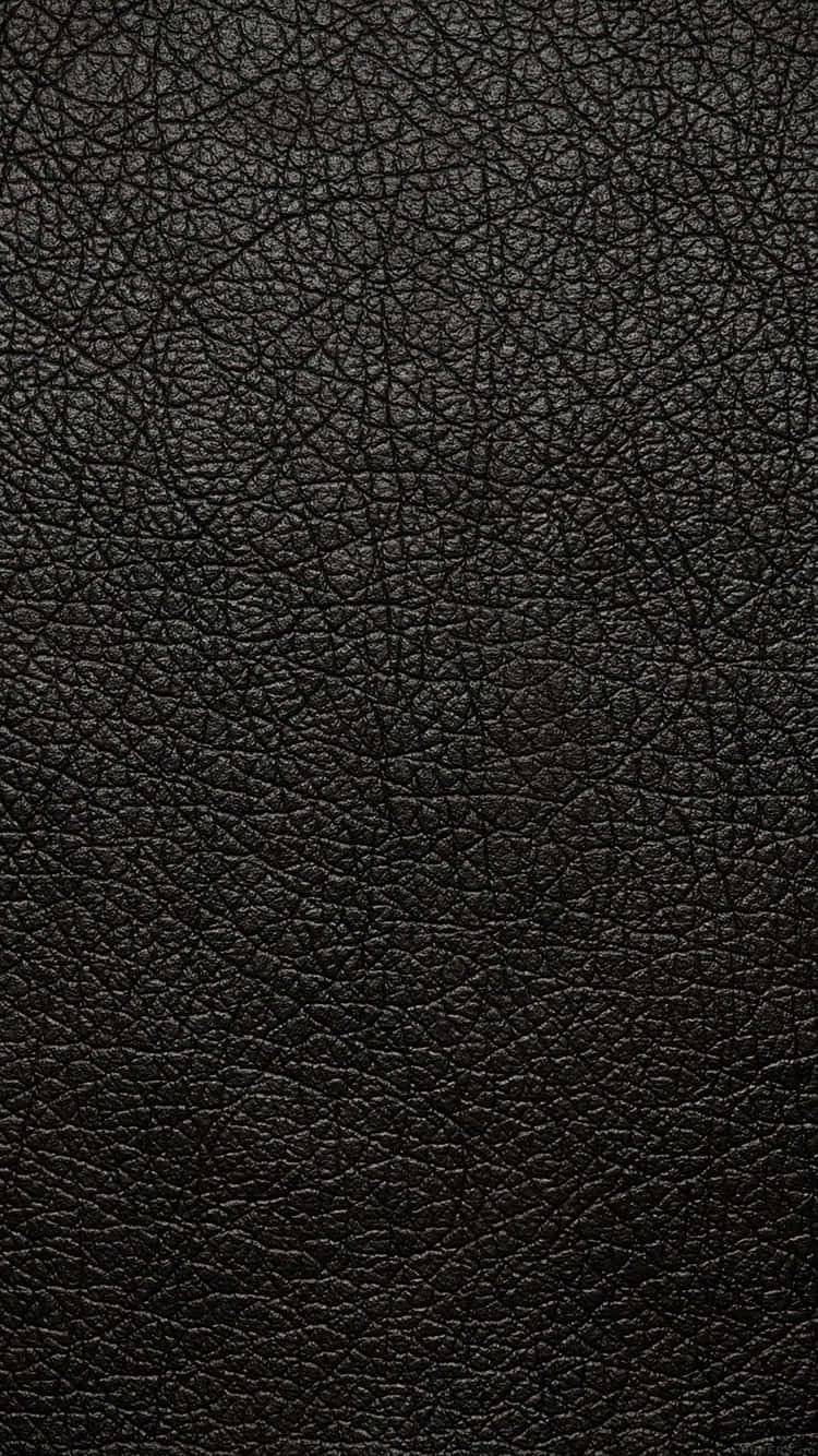 Black Leather Texture Background Wallpaper