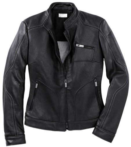 Black Leather Jacket Product Photo PNG