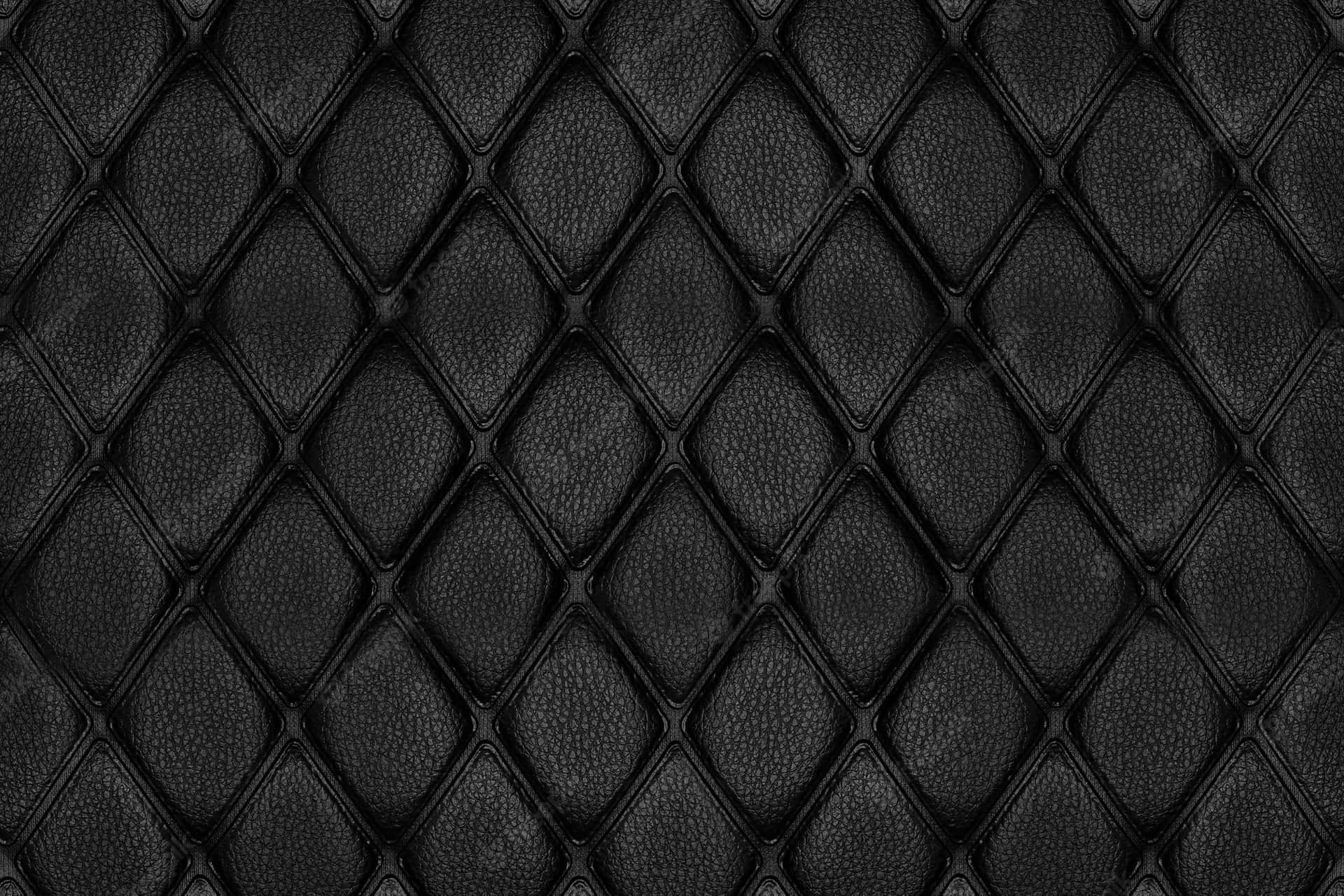 Black Leather Texture With Diamonds Wallpaper
