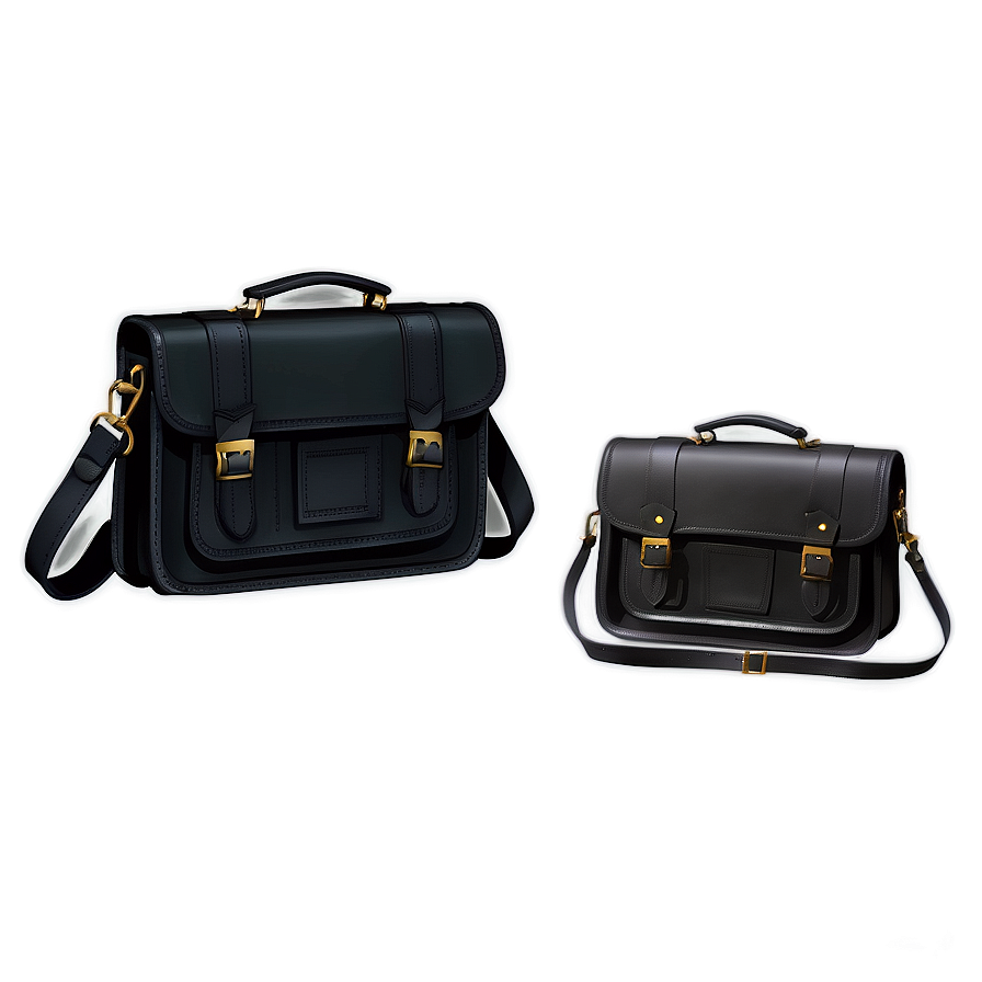 Black Leather Satchel Png 61 PNG