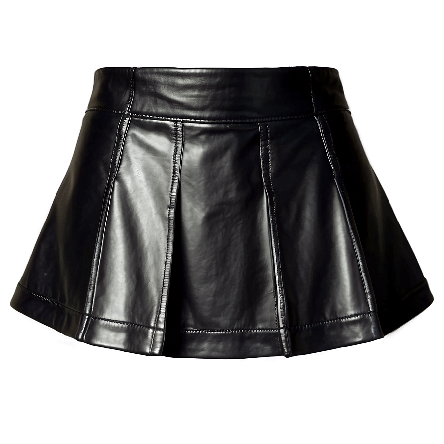 Black Leather Skirt Png Iga76 PNG