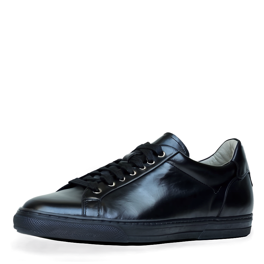 Black Leather Sneakers Png 30 PNG