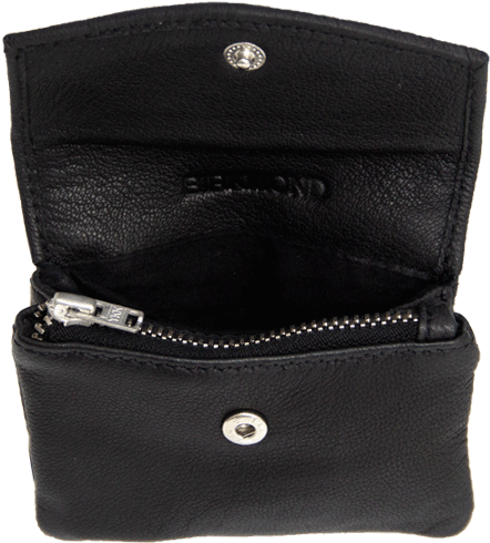 Black Leather Wallet Open PNG
