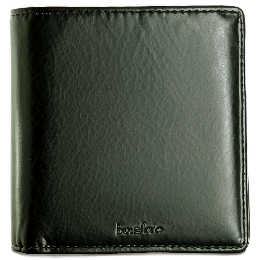 Black Leather Wallet Png 06252024 PNG