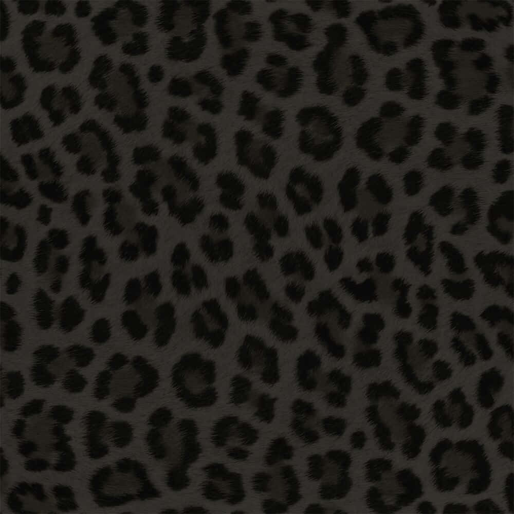Black Leopard Print Pattern Wallpaper