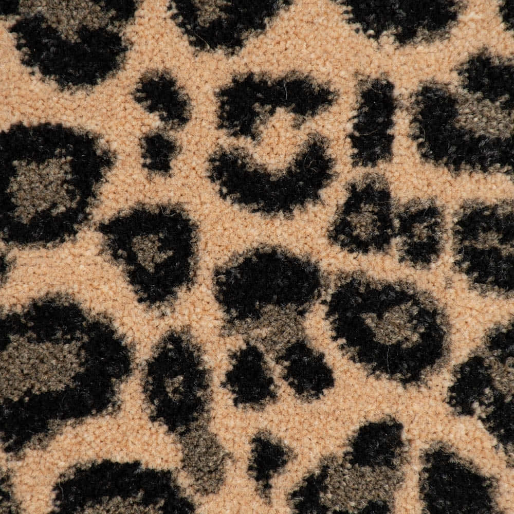 Black Leopard Print Texture Wallpaper