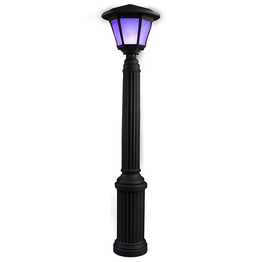 Black Light Pole Png 06212024 PNG