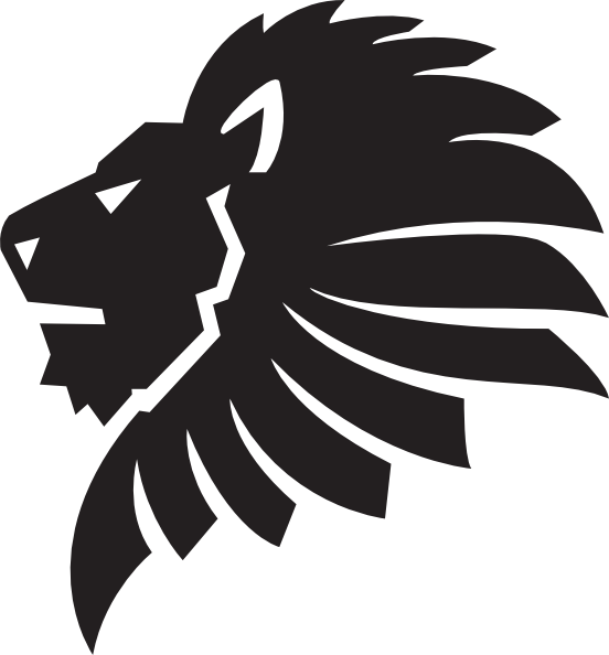 Black Lion Silhouette Graphic PNG