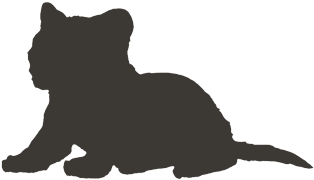 Black Lion Silhouette PNG