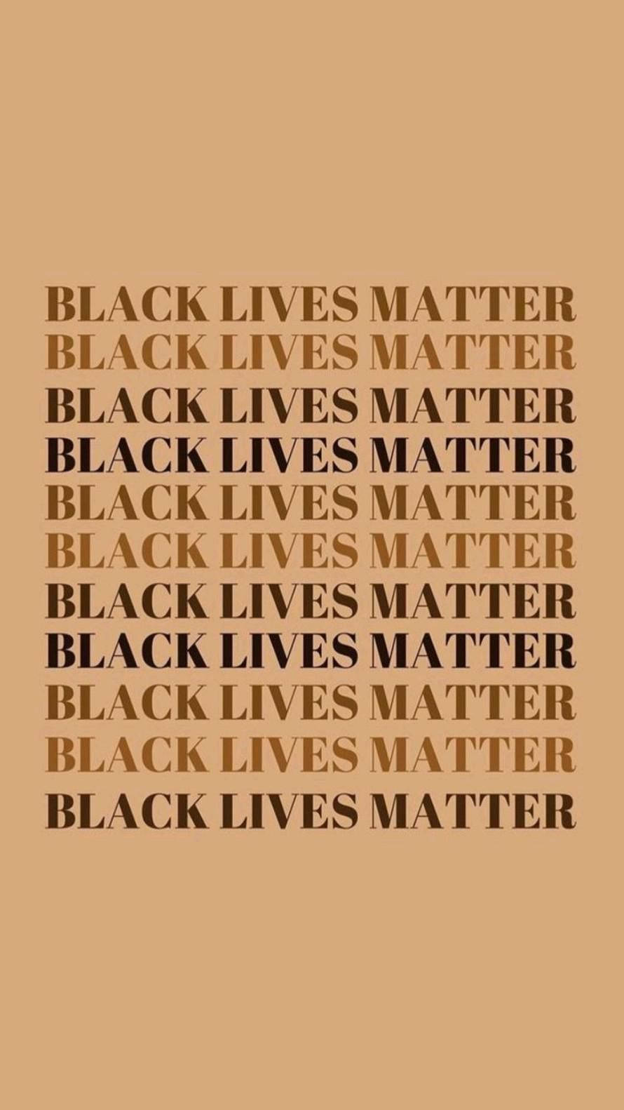 Empowering Black Lives Matter Poster Wallpaper