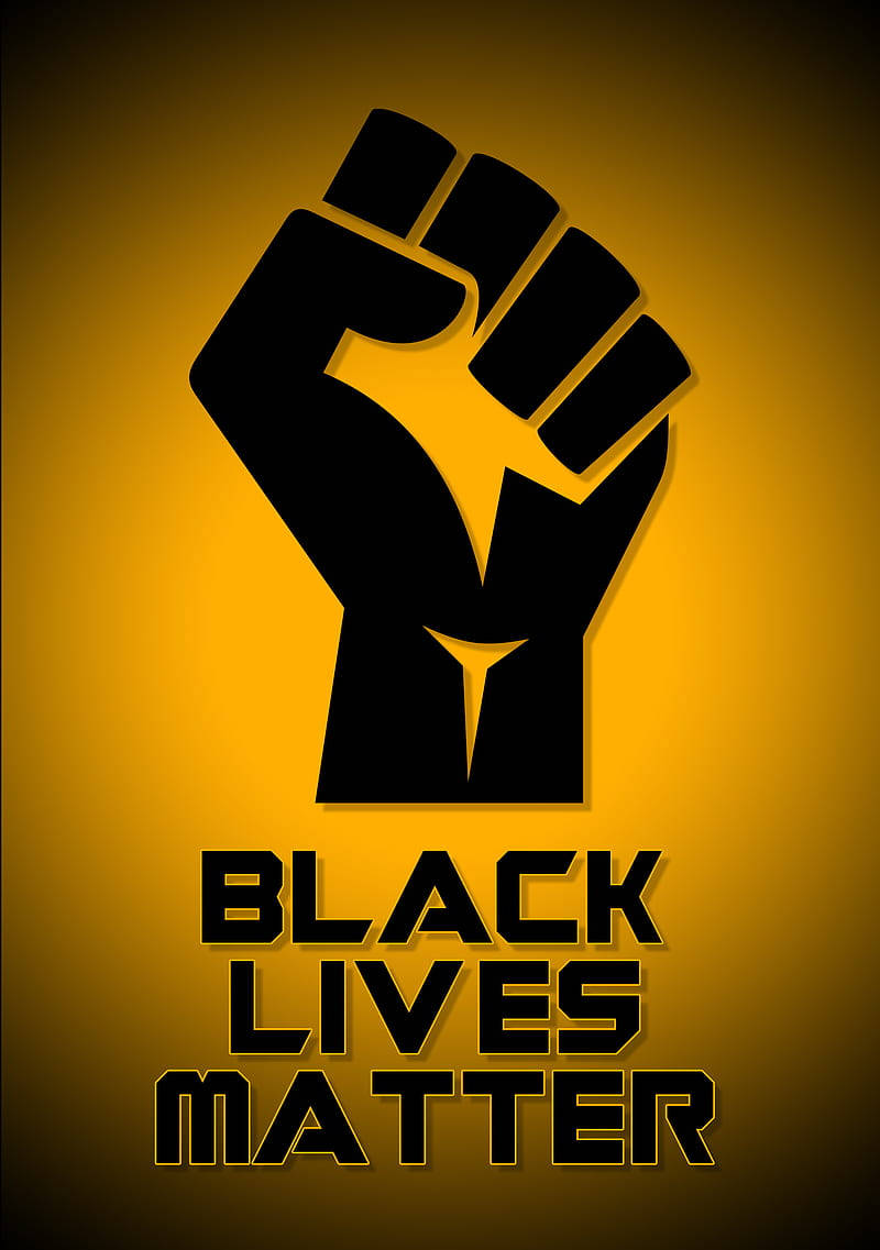 Black Lives Matter Yellow Fist Wallpaper