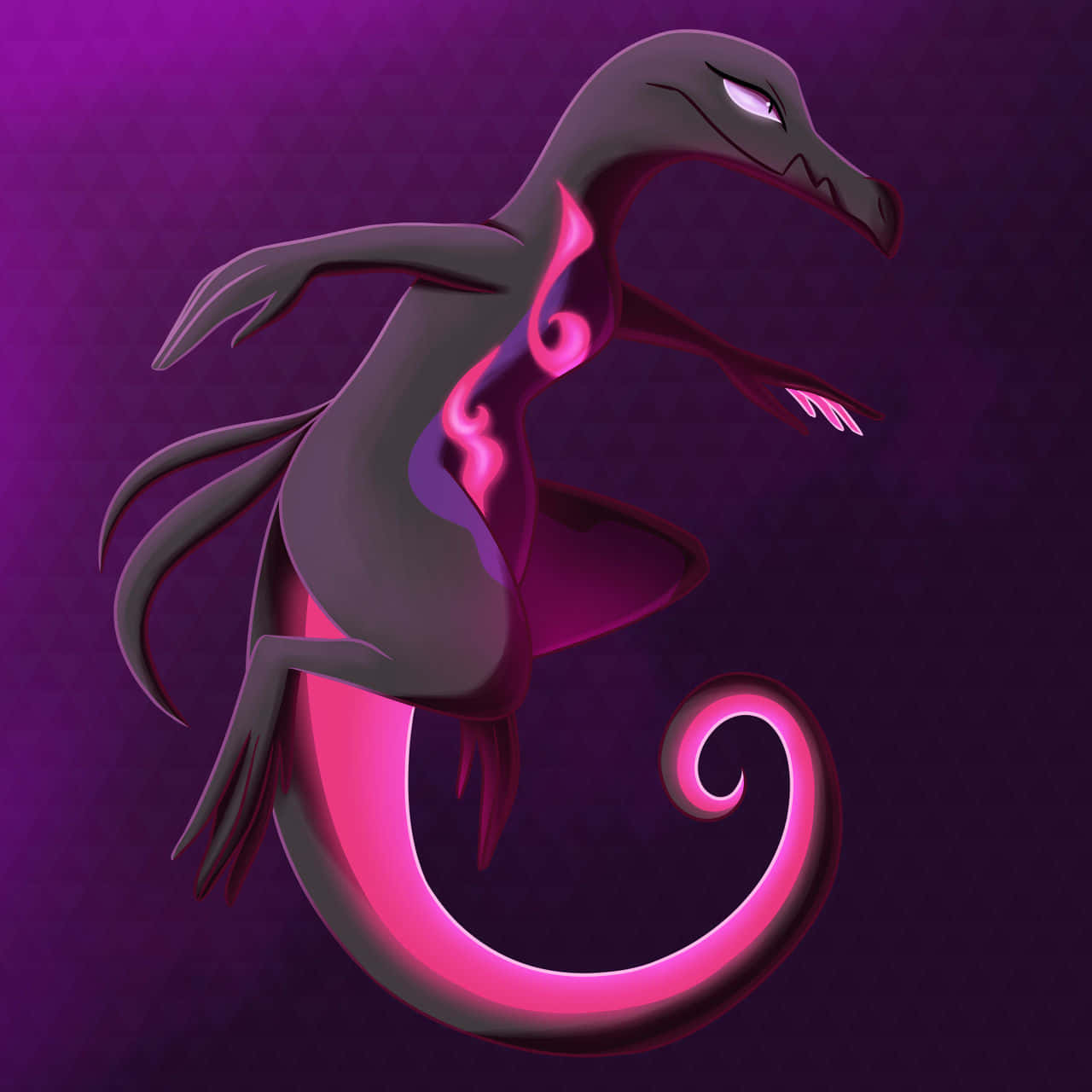 Black Lizard Pokémon Salazzle Wallpaper