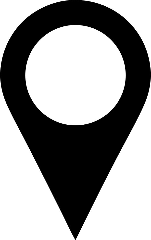 Black Location Pin Icon PNG