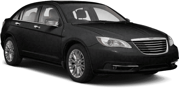 Black Luxury Sedan Vehicle PNG