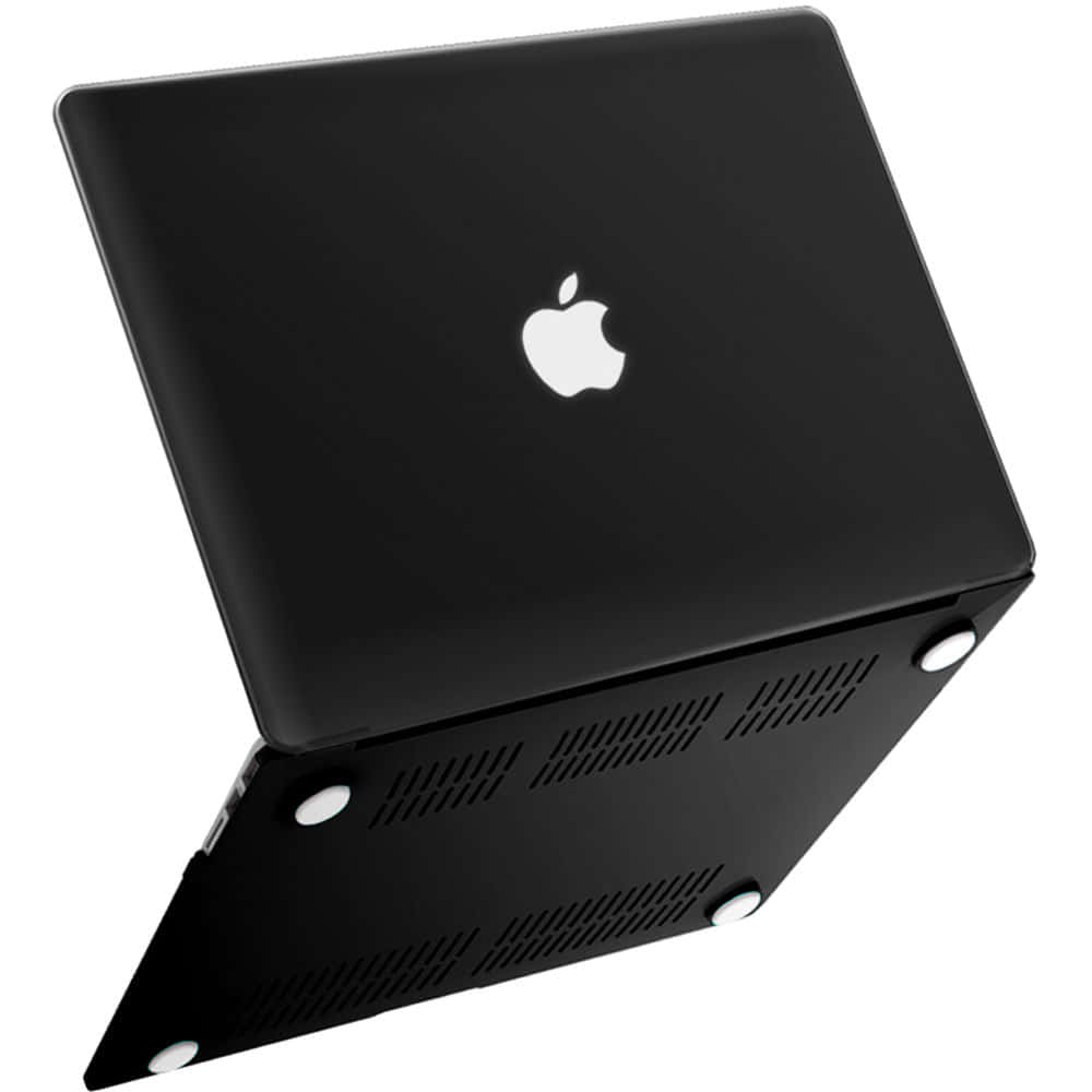 Sencillezredefinida: El Macbook Negro. Fondo de pantalla