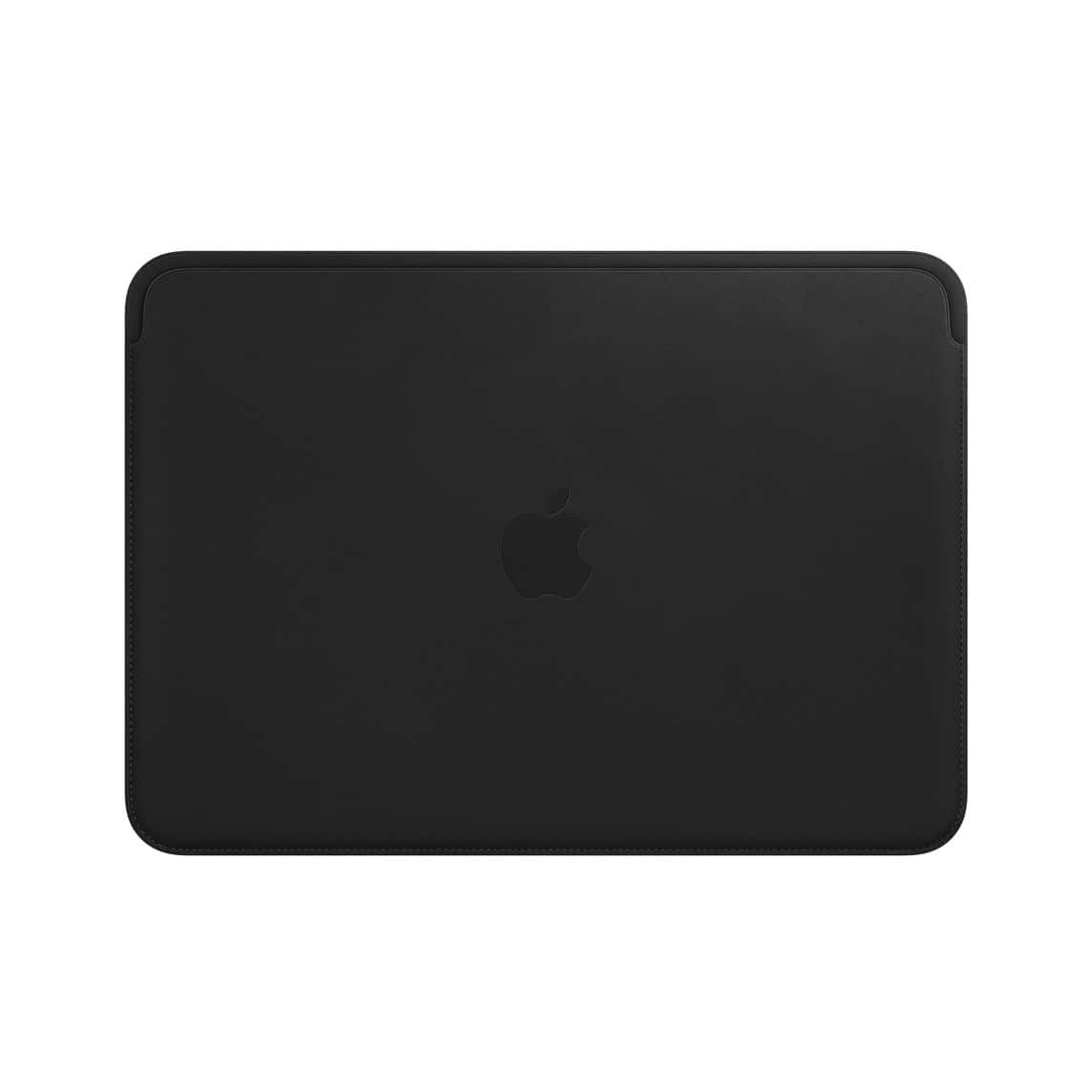 Unafunda De Cuero Negro Para Una Computadora Apple Macbook Fondo de pantalla