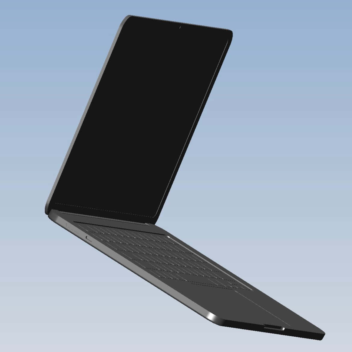 Enjoy the sleek and modern look of Black Macbook Wallpaper