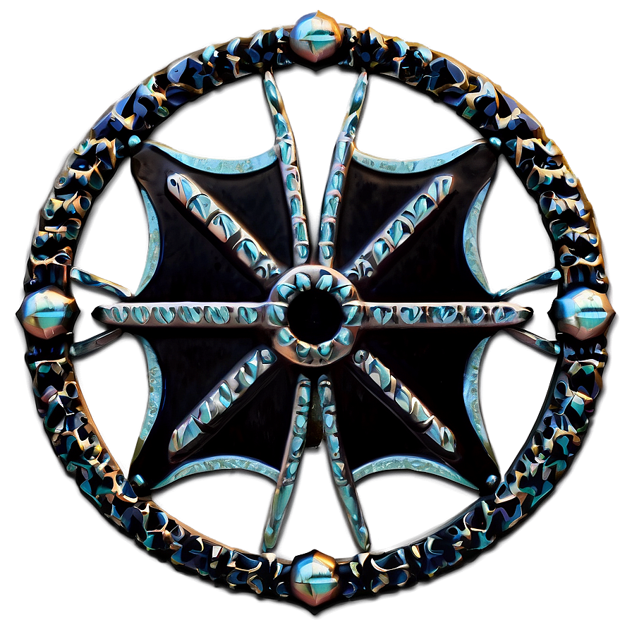 Black Maltese Cross Png Krs39 PNG