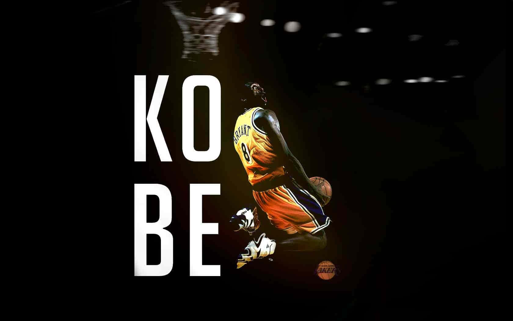 Legenden om Kobe Bryant, den sorte mamba, er en hyldest til en basketspillegenden. Wallpaper