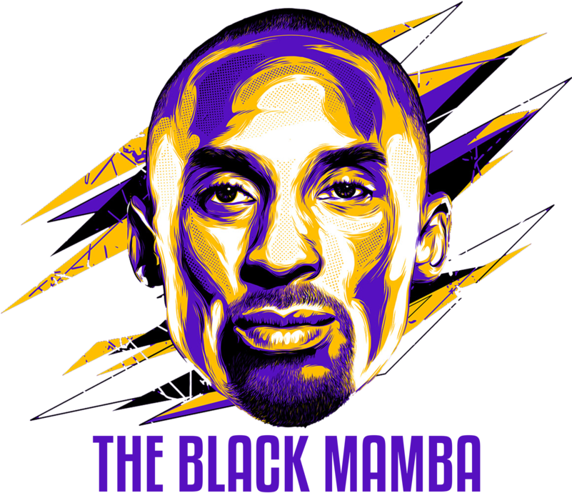 Black Mamba Kobe Artwork PNG