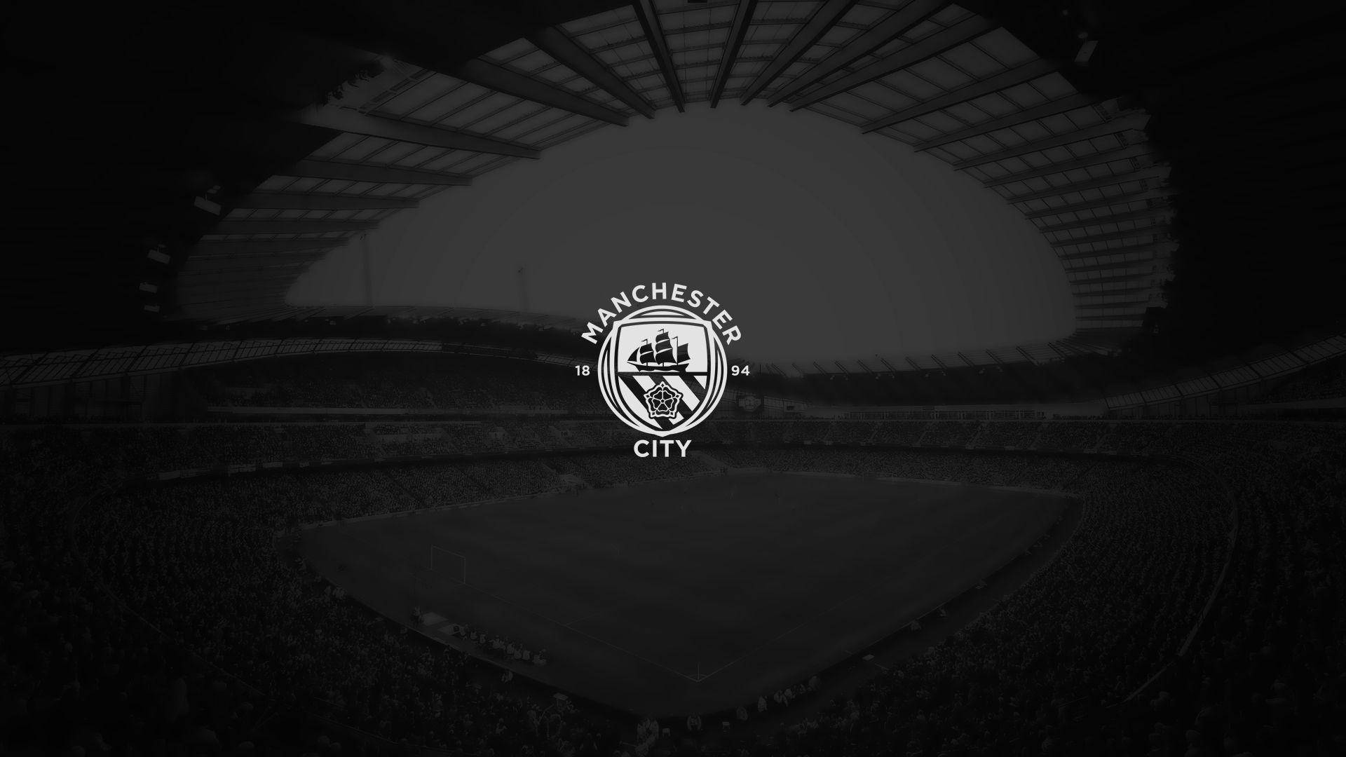 Black Manchester City 4k Logo