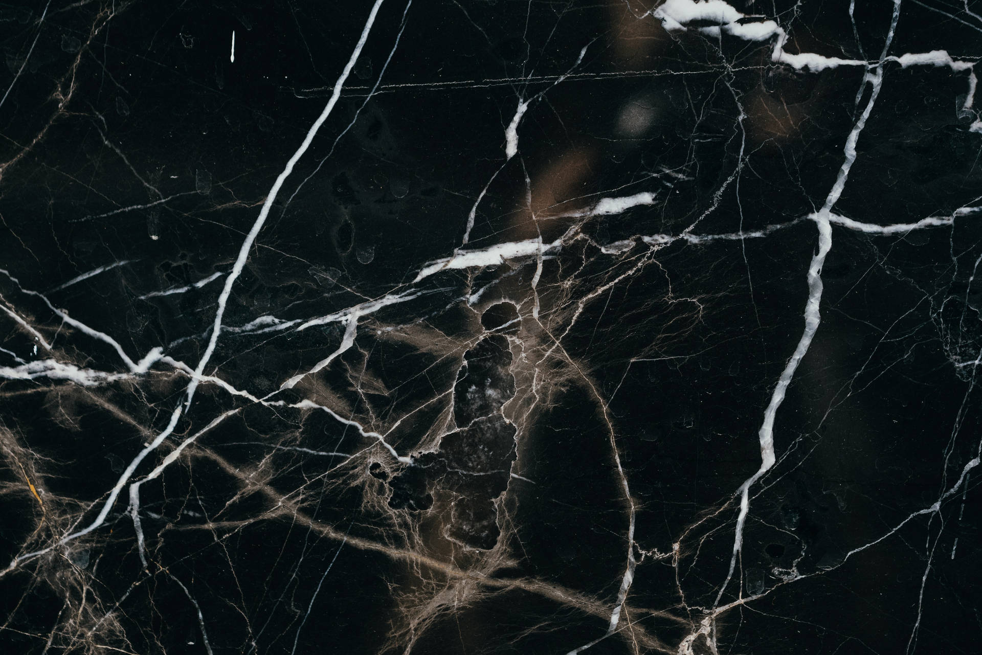 Højopløsnings sort marmor tapet Wallpaper