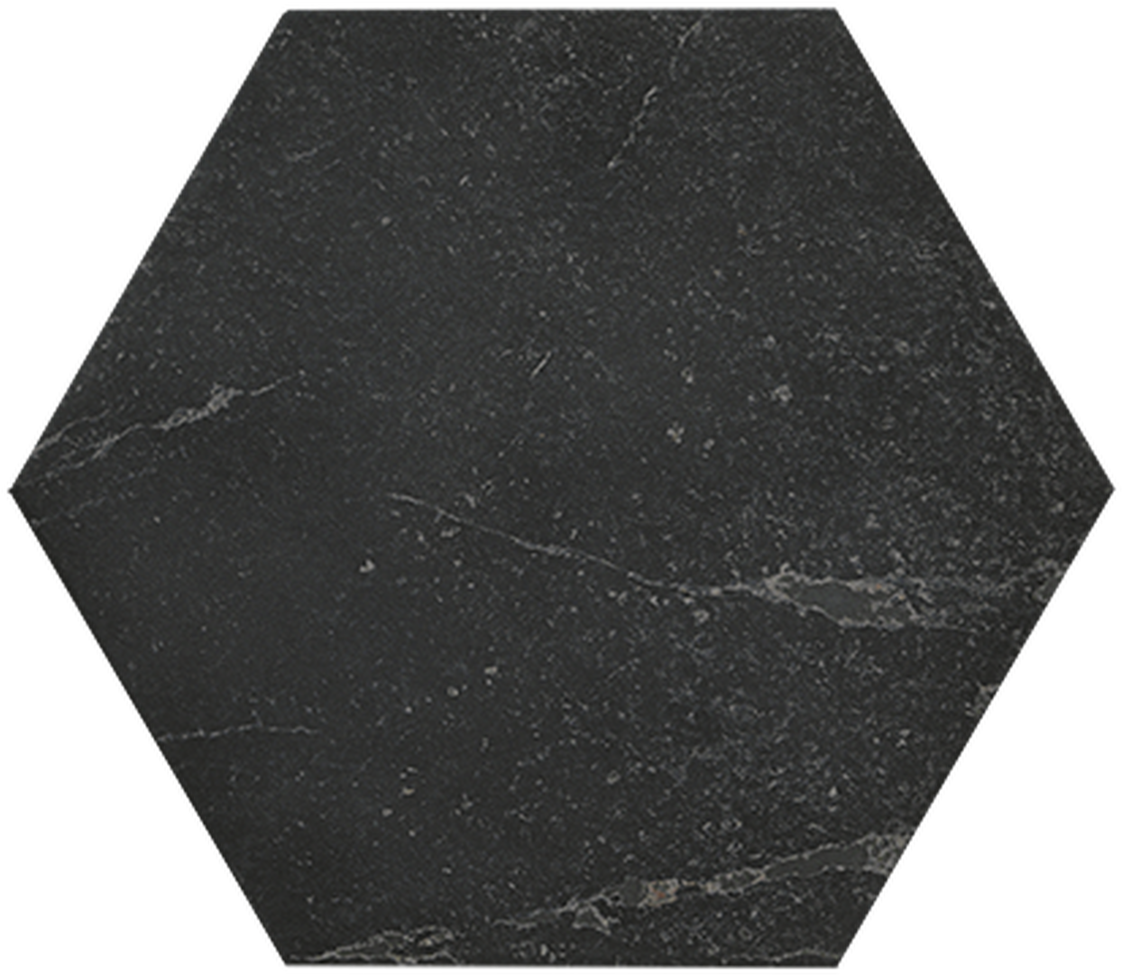 Black Marble Hexagon Tile PNG