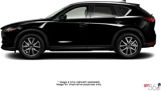 Black Mazda C X5 Side View PNG