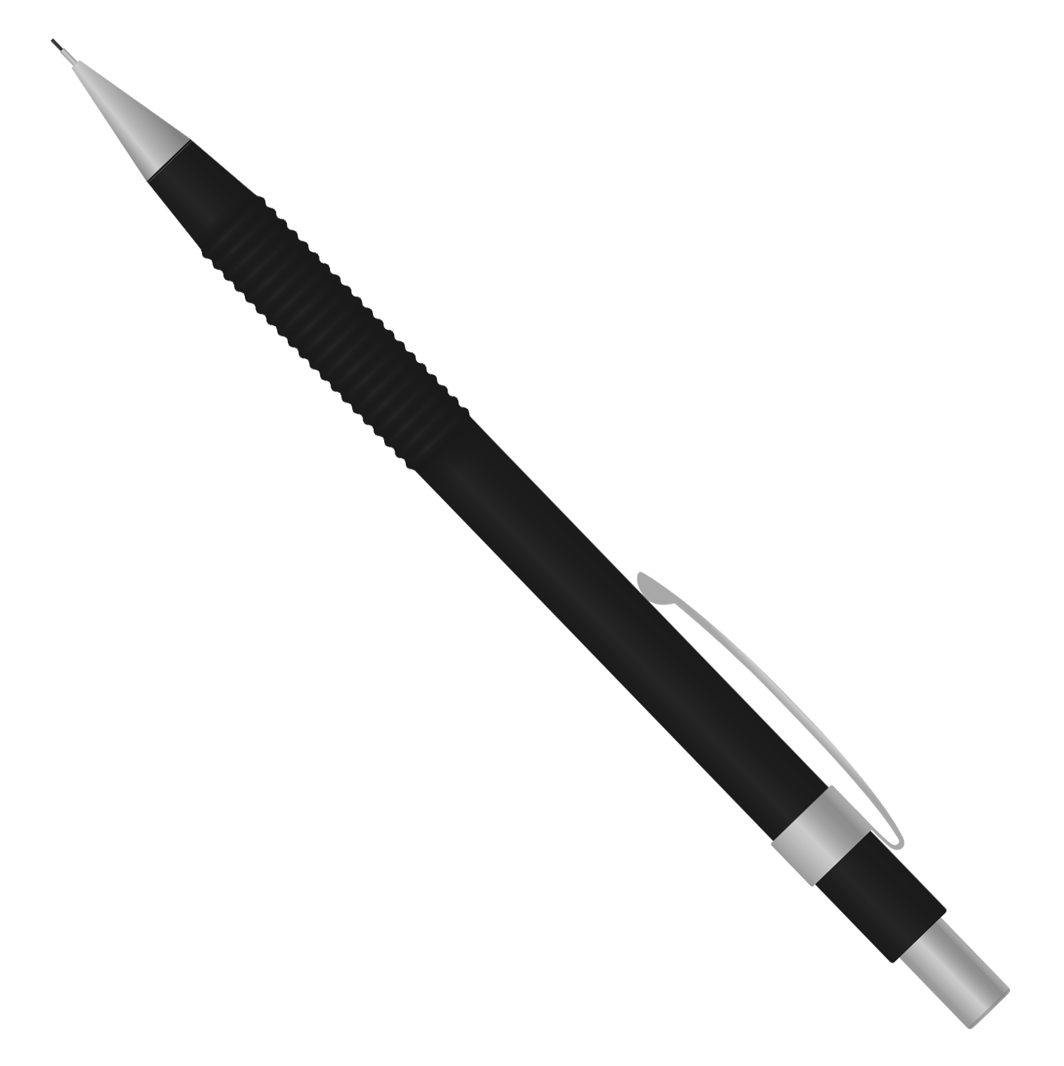 Black Mechanical Pencil PNG