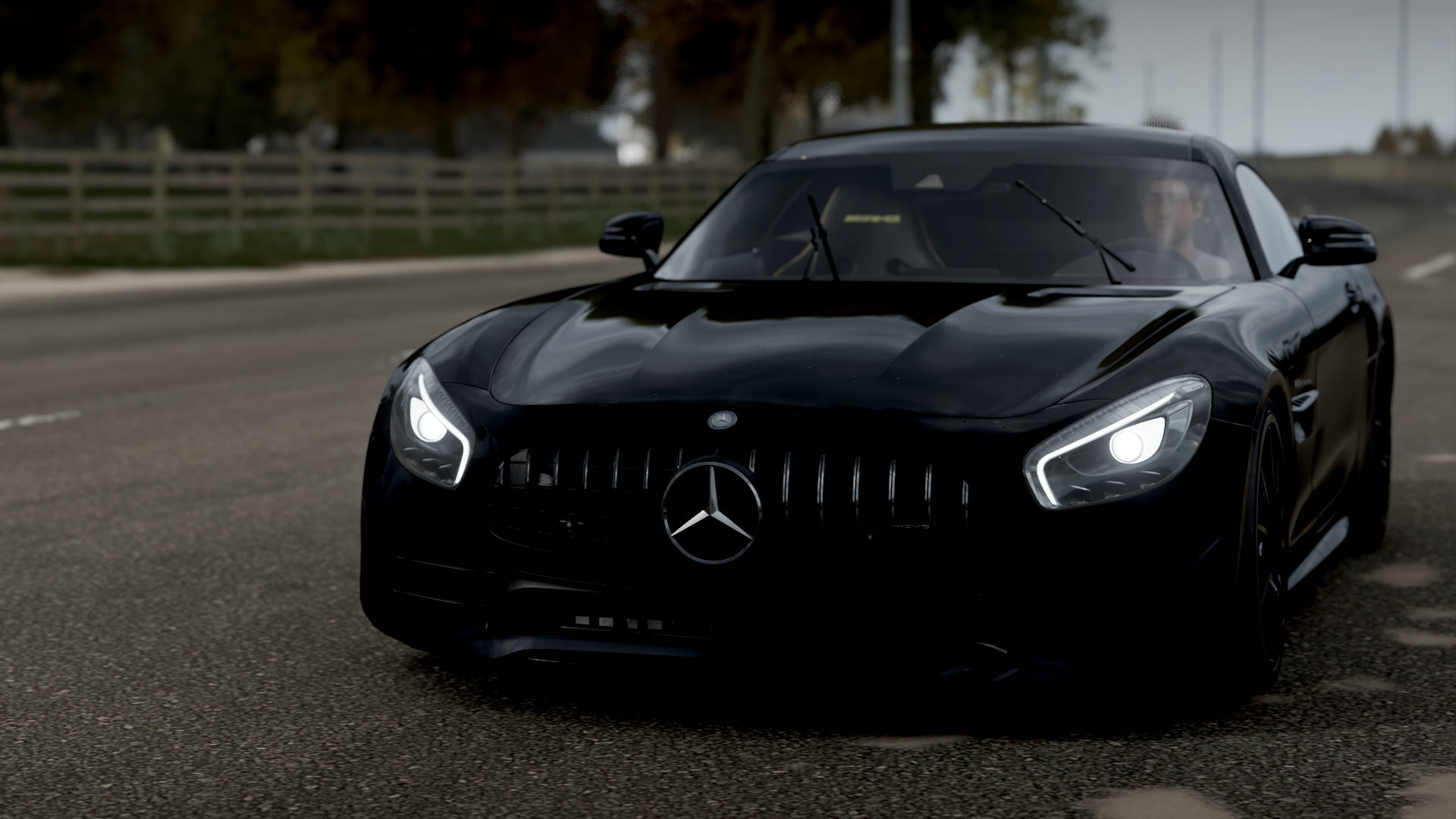 Black Mercedes From Forza Horizon 4 Picture