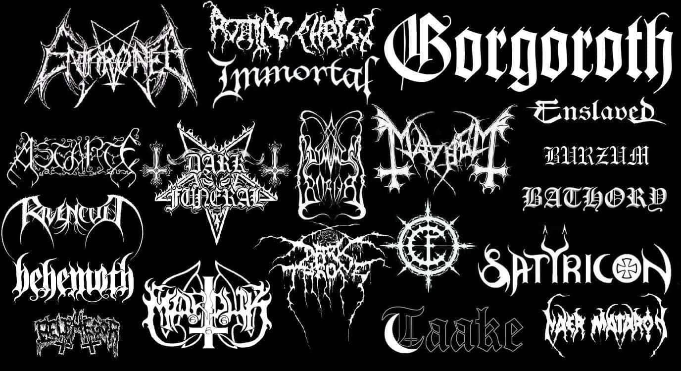 Liberatus Demonios Internos Con El Espíritu De La Música De Black Metal. Fondo de pantalla