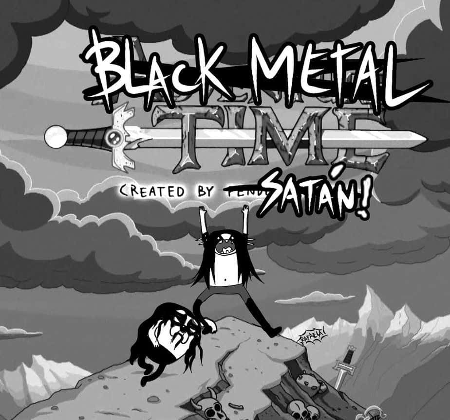 Sumérgeteen El Caos Crudo De La Música Black Metal Fondo de pantalla