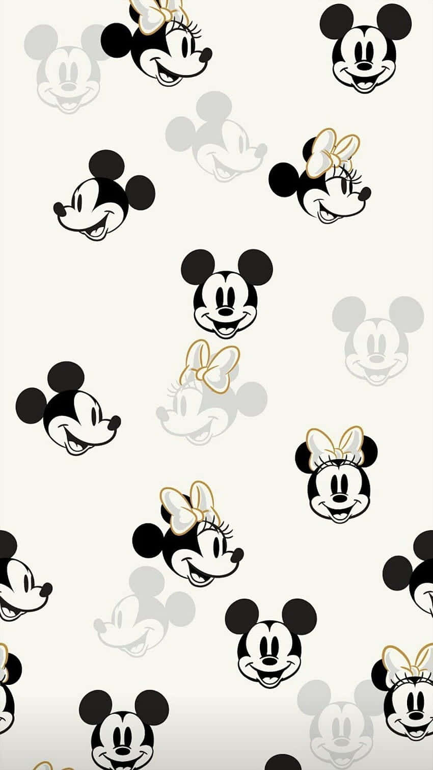 Billede sort Mickey Mouse telefon, perfekt for Disney fanatikeren. Wallpaper