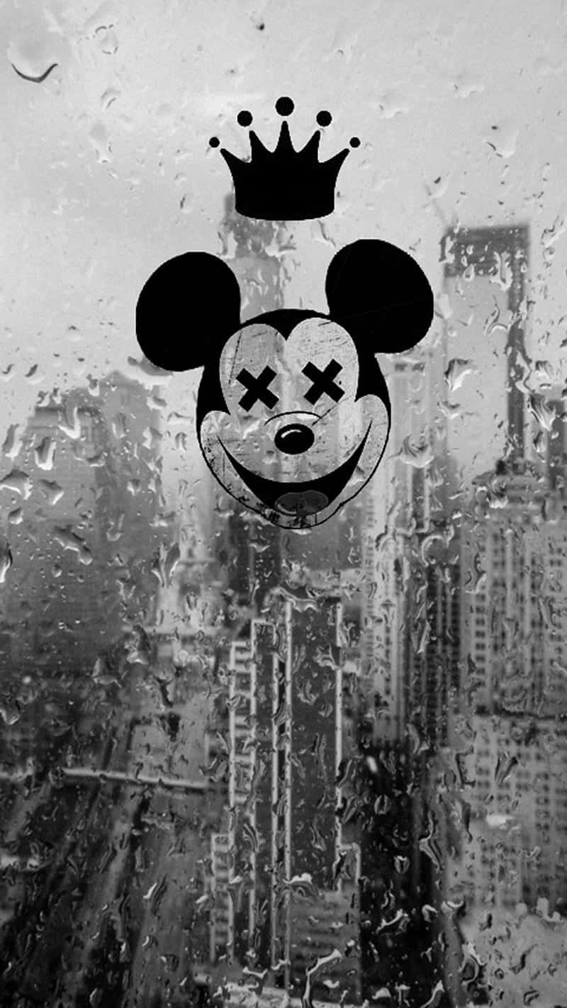 Få denne sorte Mickey Mouse-telefon for at vise din kærlighed til Disney og forblive stilfuld. Wallpaper