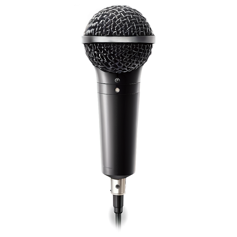 Black Microphone Png 04292024 PNG