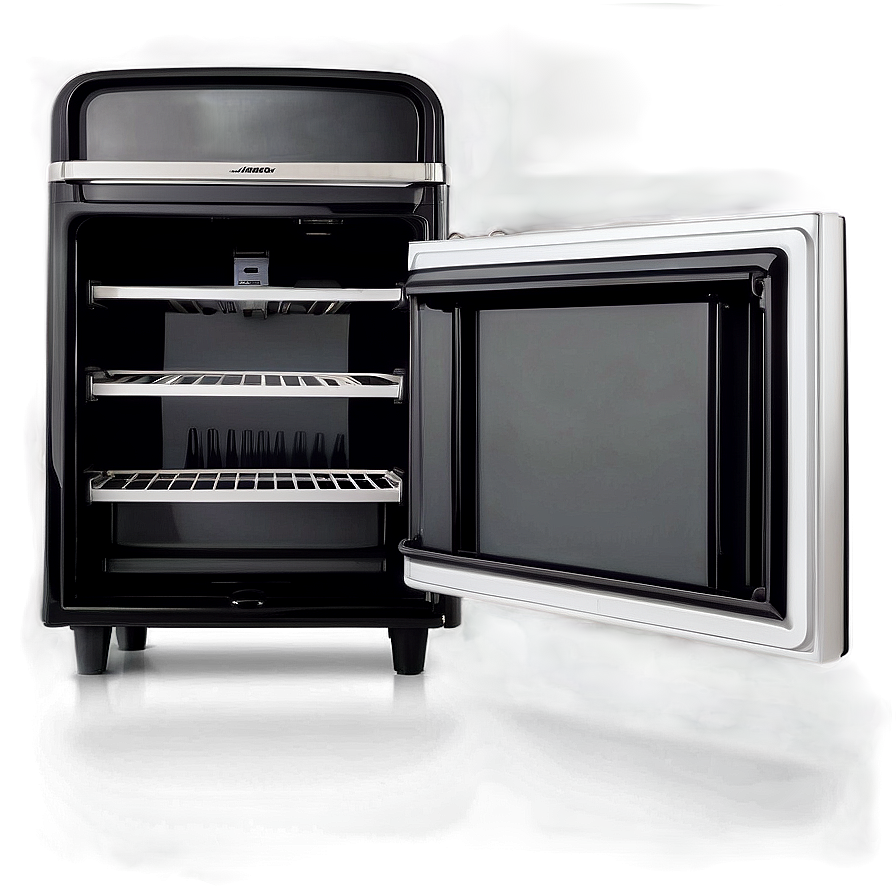 Black Mini Fridge Png Lnw53 PNG