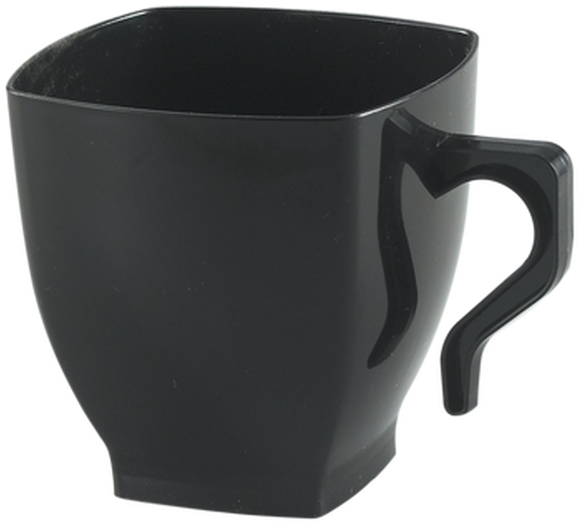 Black Modern Coffee Mug PNG