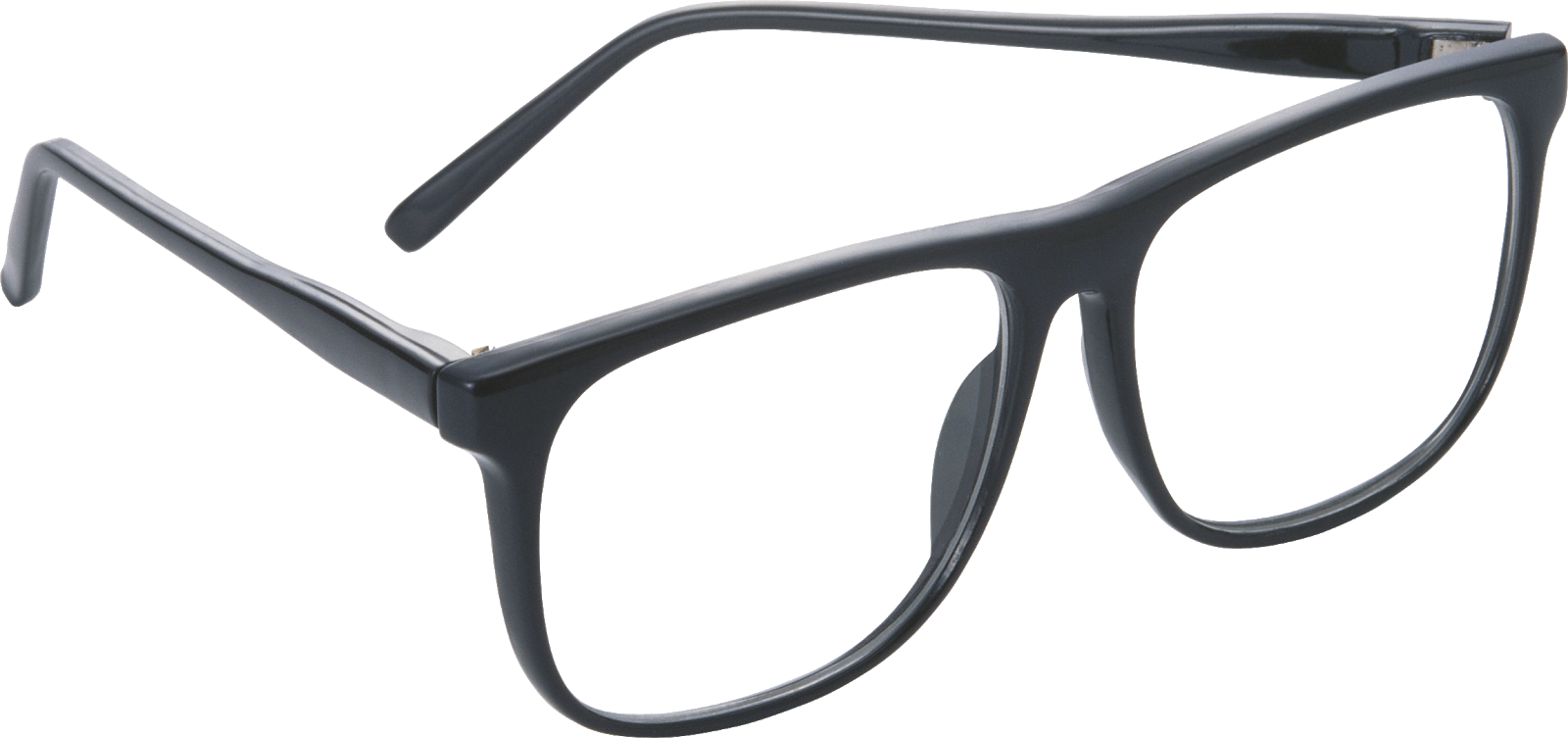 Black Modern Eyeglasses Isolated PNG