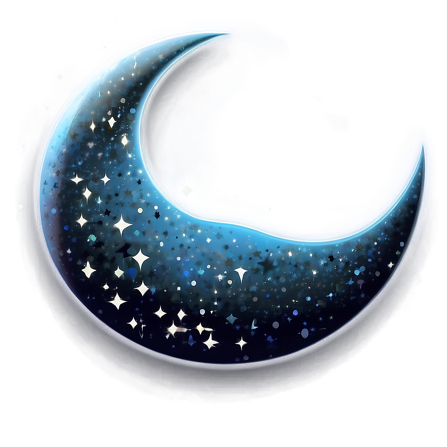 Black Moon And Stars Png 06252024 PNG