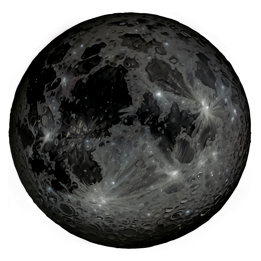 Black Moon In Cosmic Sky Png Cqk PNG