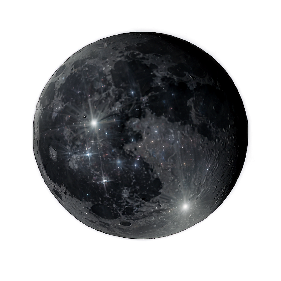 Black Moon In Space Png 06252024 PNG