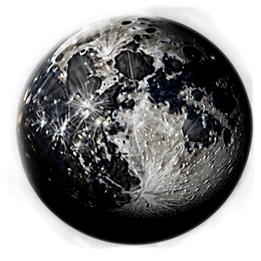 Black Moon In Space Png Led48 PNG