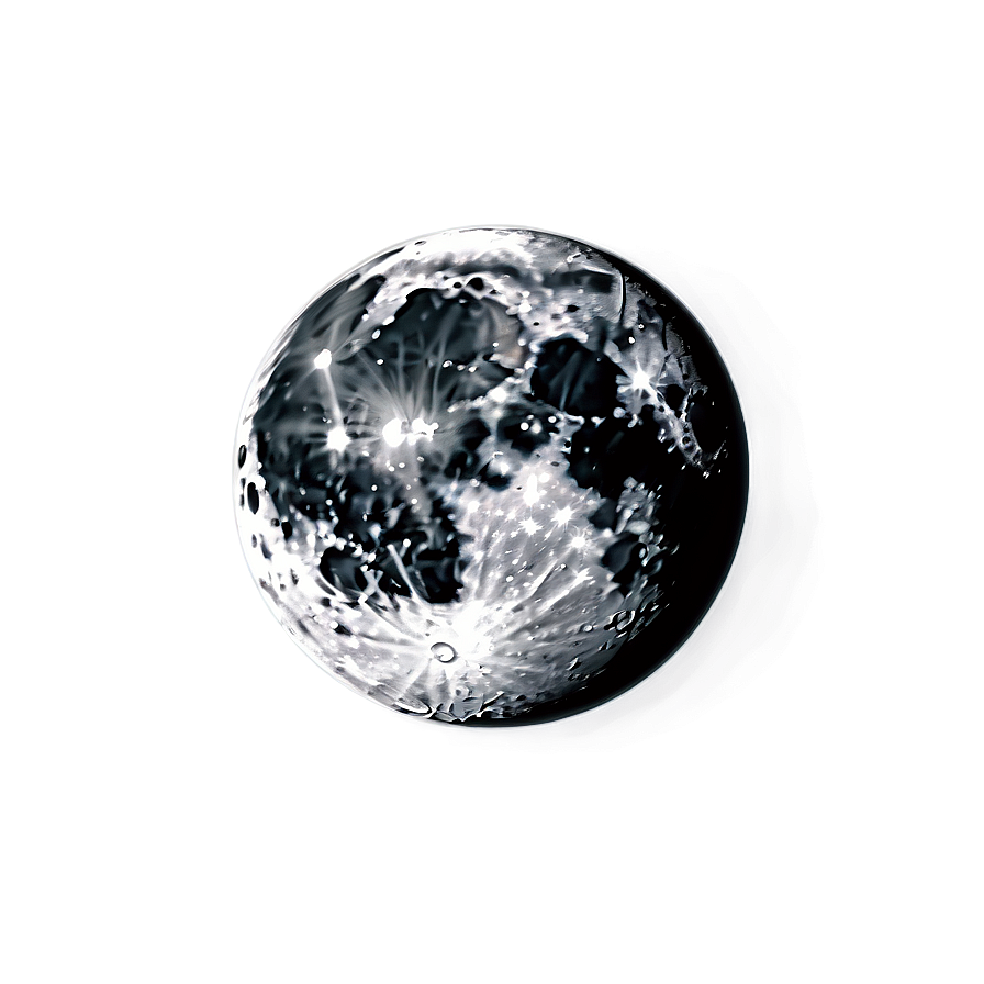 Black Moon Over Sea Png Idq25 PNG