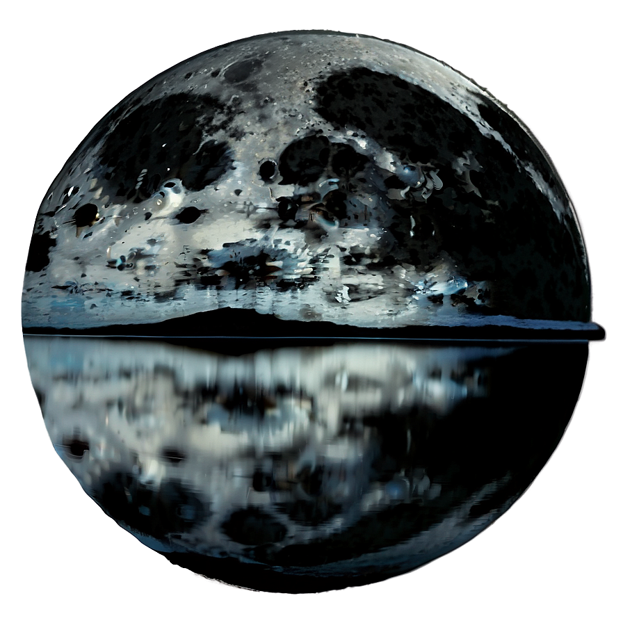 Black Moon Over Water Png 92 PNG