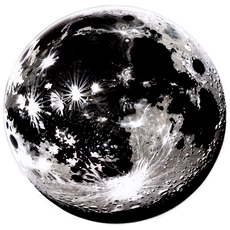 Black Moon Reflection Png 06252024 PNG