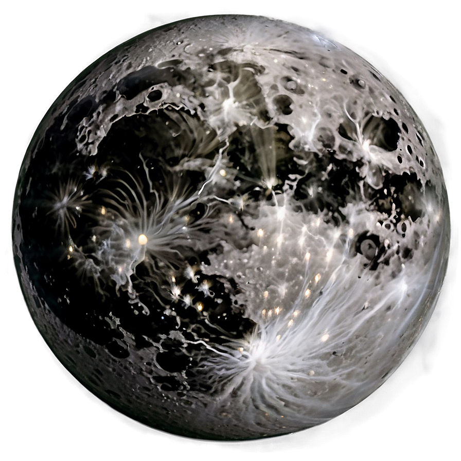 Black Moon Reflection Png Aij PNG