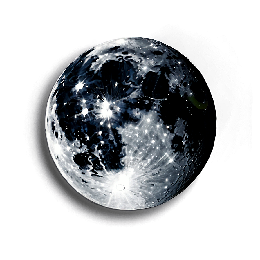 Black Moon With Aurora Png 06252024 PNG