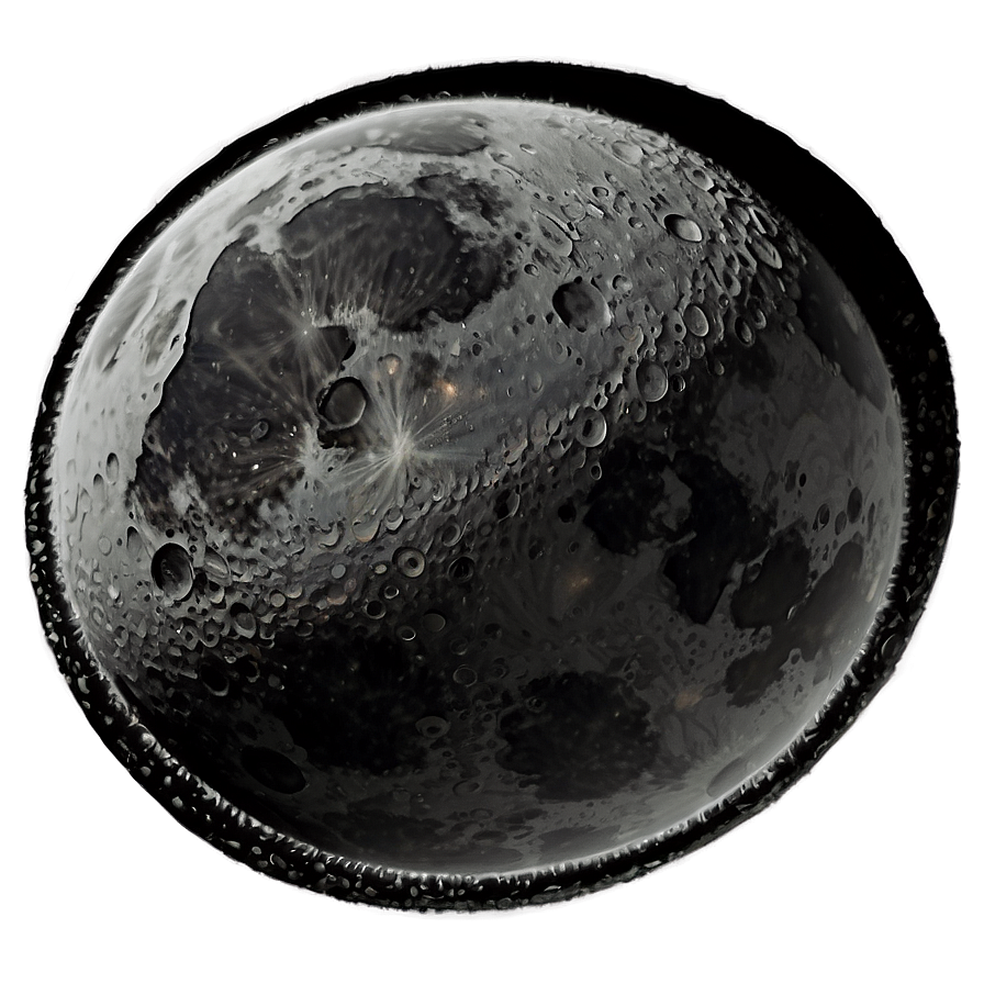 Black Moon With Halo Png Skp PNG