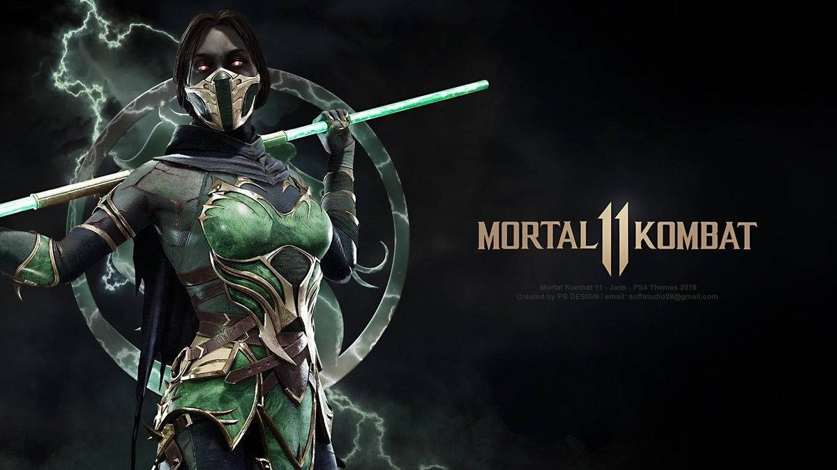 Get ready for a lethal fight with Jade in Mortal Kombat 11! Wallpaper