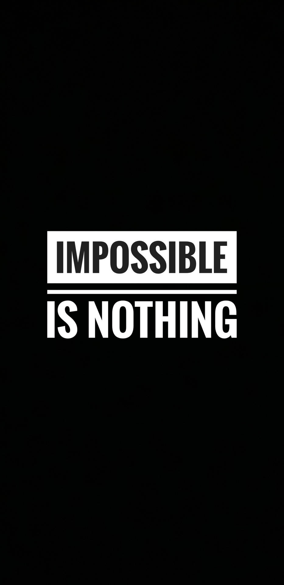 Black Motivation Impossible Wallpaper